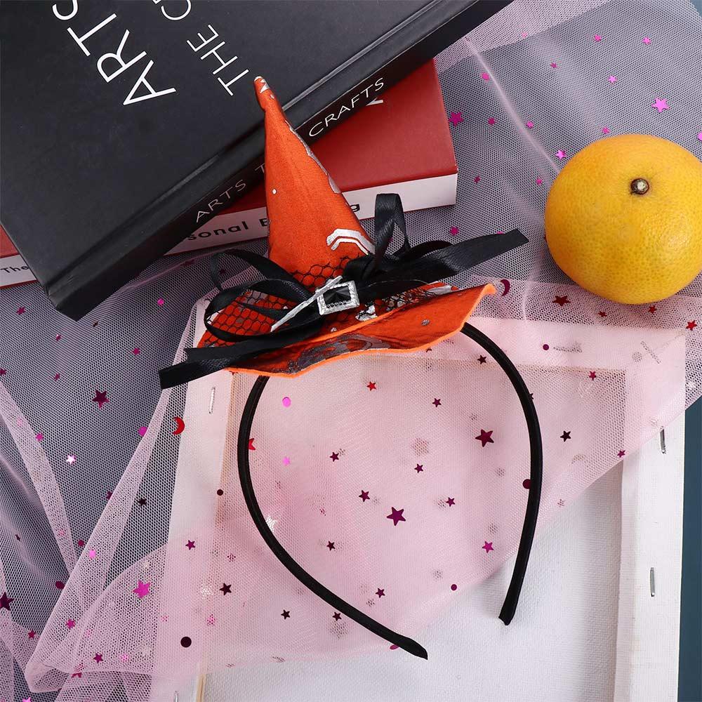Props Ghost Pumpkin Bow Halloween Headwear Children Headband Hair Accessories Halloween Hair Hoop