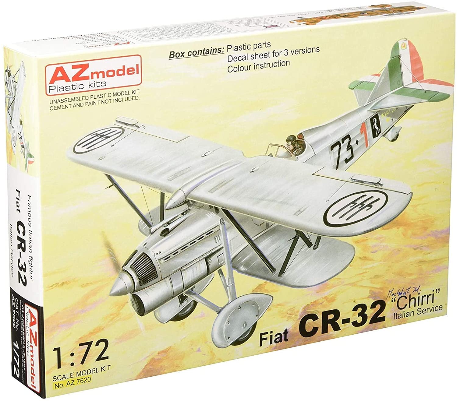 

AZ Model Итальянские ВВС Fiat Пластиковая модель AZM7620 1/72 CR.32