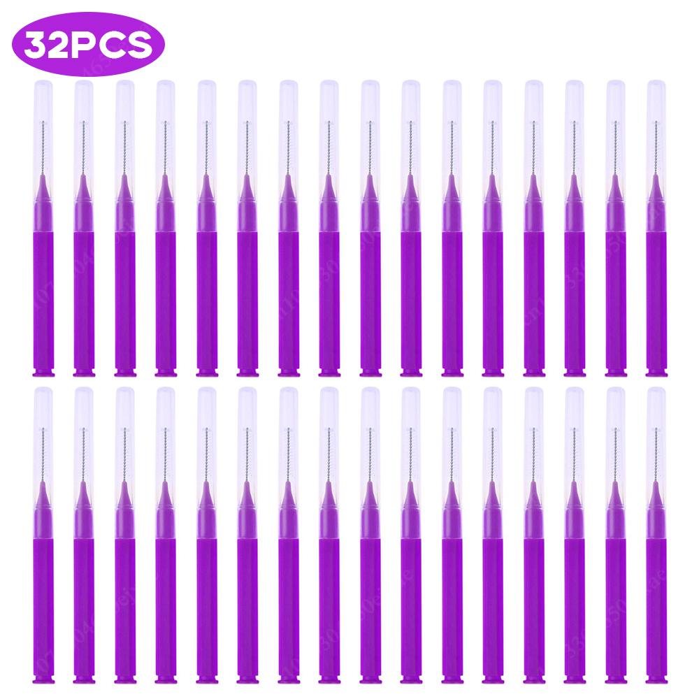 8-40pcs Oral Interdental Brushes Dental Toothpicks Brush Between Teeth Dental Cleaning Toothpicks Oral Cleaning Hygiene Tool