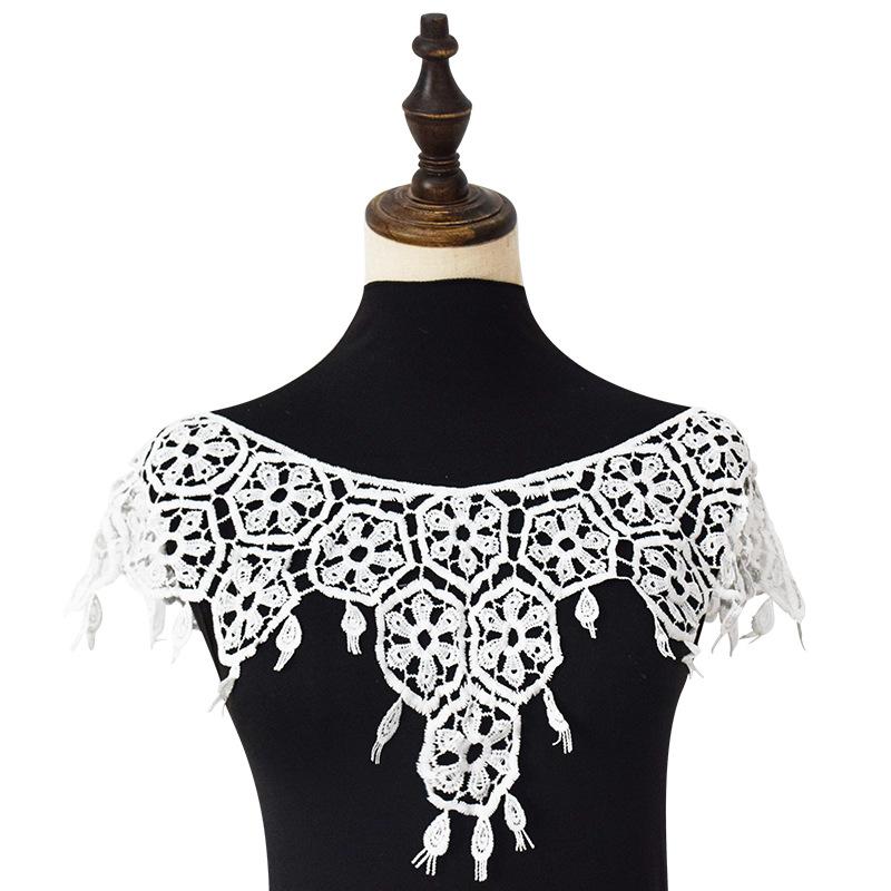 Ming style standing collar, Tn Plus Running Shoes Han lace embroidery, Han and Western fusion tassel shawl, hollowed out cloud shoulder AL102-1-2
