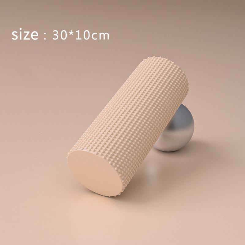 High Density EVA Foam Roller with Textured Bumps Deep Tissue Massage for Home Gym Yoga Post Workout Muscle Soreness Relief