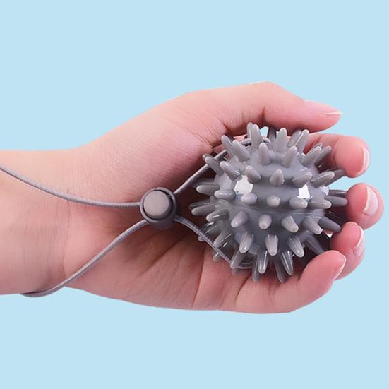 Spike Massager Grisp Effortless Finger Training Multi-functional Spiky Massage Grip Ball with Rope