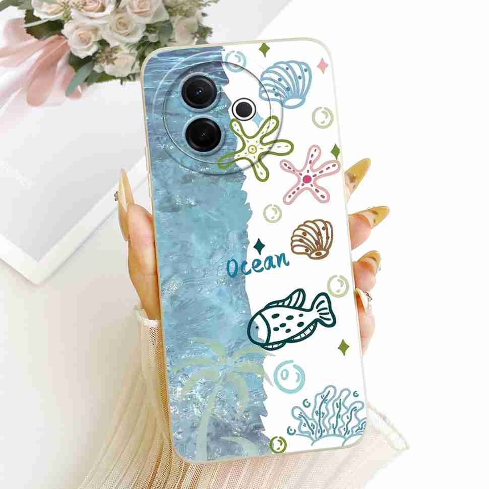 For Vivo Y39 5G V2443 V2436 Case Cat Rabbit Pattern Silicon Soft Cover For Vivo Y39 Y 39 Y300i Y 300i Phone Shell Casing