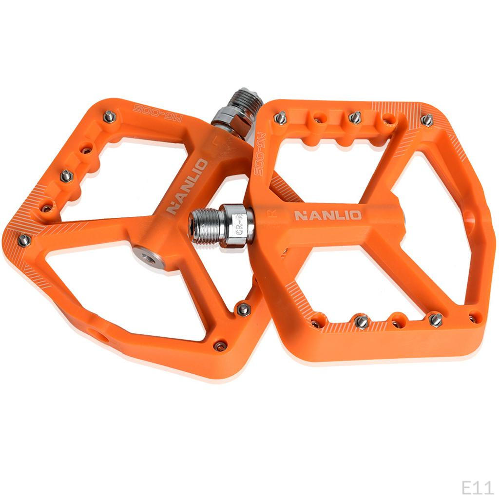 Bike Pedals Mountain Road Nylon Fiber Cycling Cycle Platform BMX Bikes