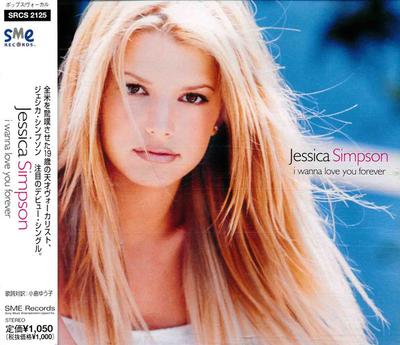 CD JESSICA SIMPSON - I Wanna Love You Forever SRCS2125 SME Records 1999 Japan ObiSoul/Funk Used