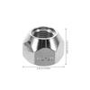 10 Pcs 1/2-20 Acorn Lug Nuts Steel Wheel Nuts 16Mm Thread 21Mm Diameter For Car Truck Rv Boat Trailer Tire Flange Hub