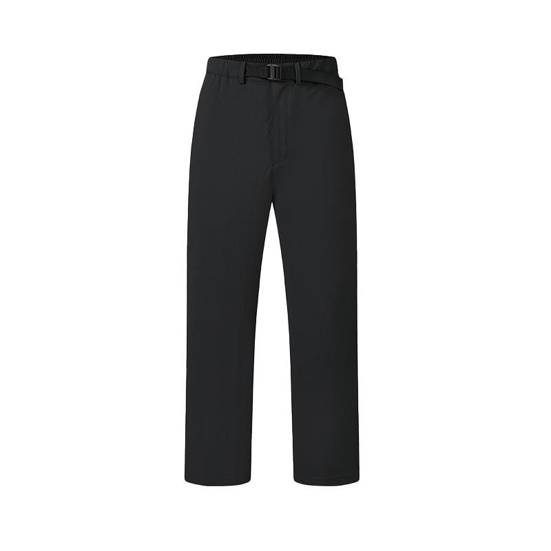 FILA Explore Fashion Simple Classic Basic Sports Outdoor Versatile Comfortable Woven Casual Pants Men pants Deep-Black A11M618801FBK M
