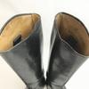 LANVIN leather slip-on loafers black size 24.5EE(USED)