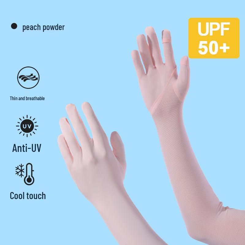 

Женские перчатки с длинным рукавом и защитой от УФ-лучей для велоспорта и вождения