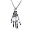 Pray Amulet Charm Necklace Cross Pendant Vintage Halloween Witchy Jewelry 43cm Chain