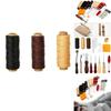 Leather Crafting Package With Hand Stitching Tools For Bag And Leather Accessories