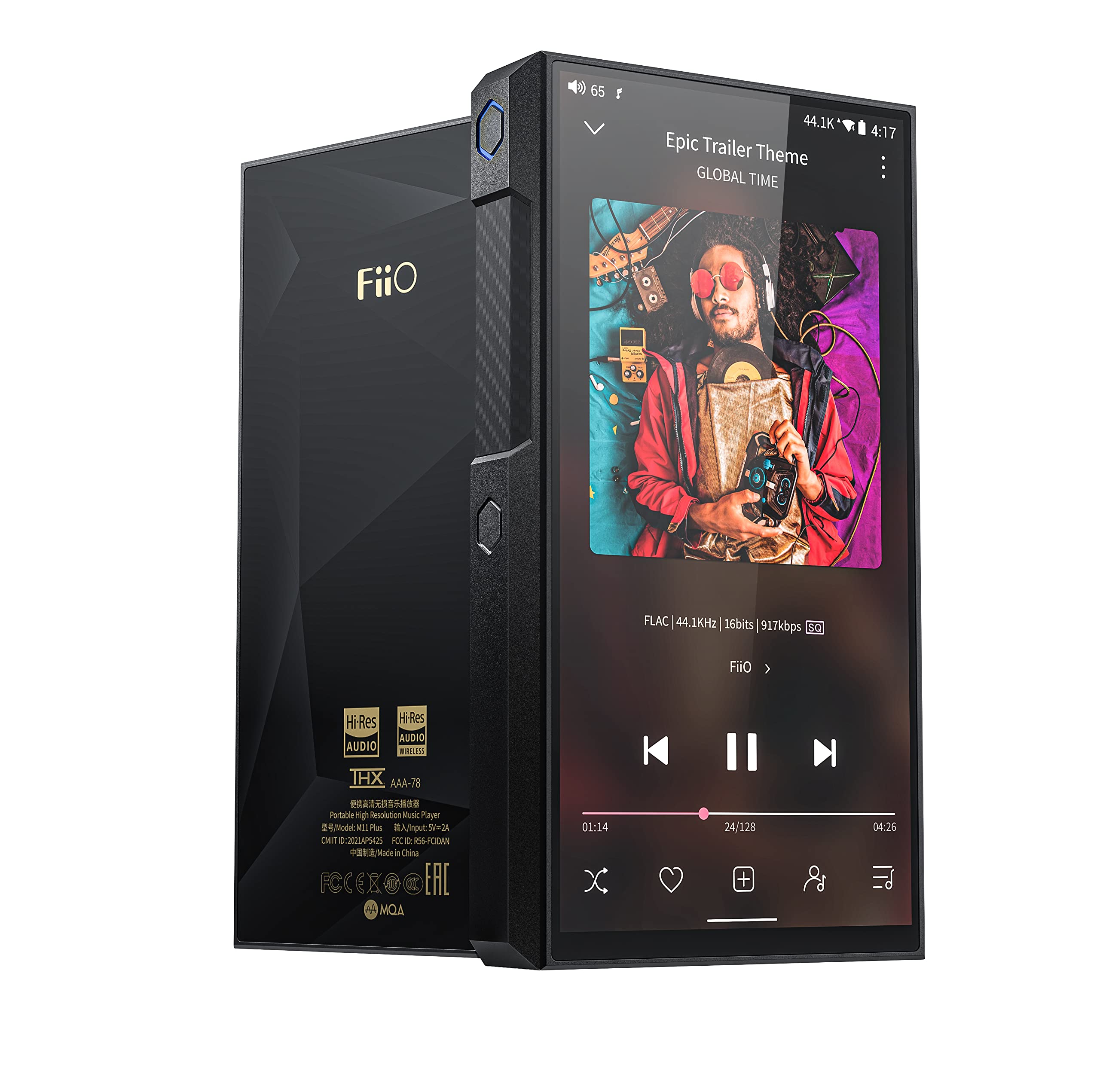 

Цифровий аудіоплеєр FiiO M11 Plus ESS [FIO-M11PLES-B] чорний