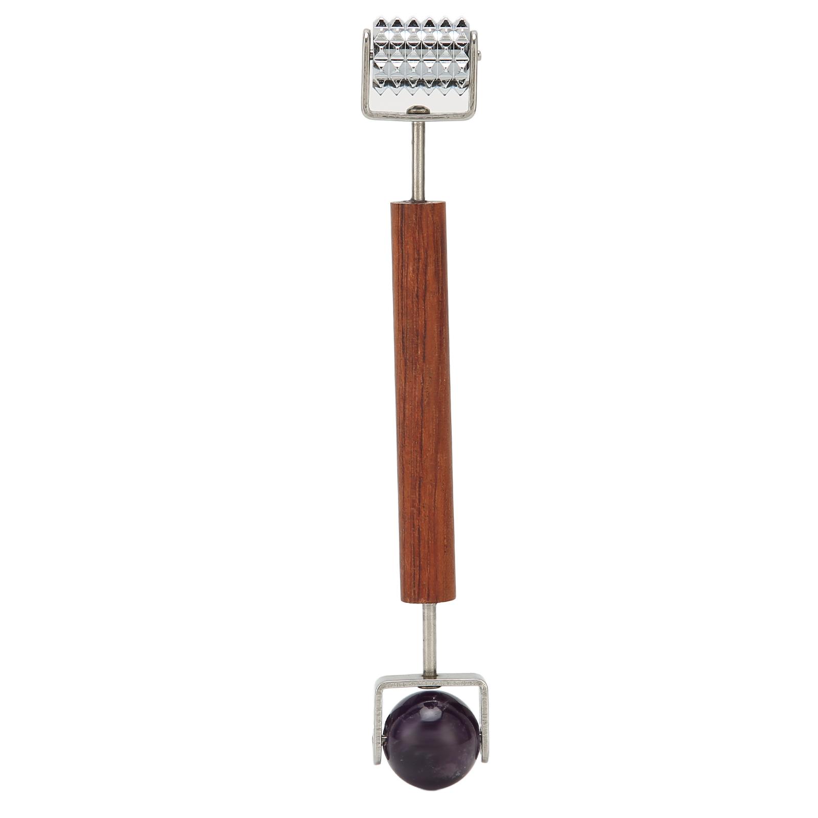 

Многофункциональный роликовый массажер для лица из нержавеющей стали Jade для снятия мышечного напряжения