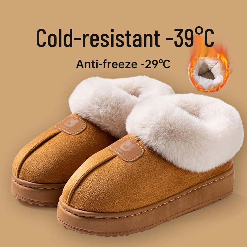 Changbaosen Plush-Lined Waterproof Winter Shoes
