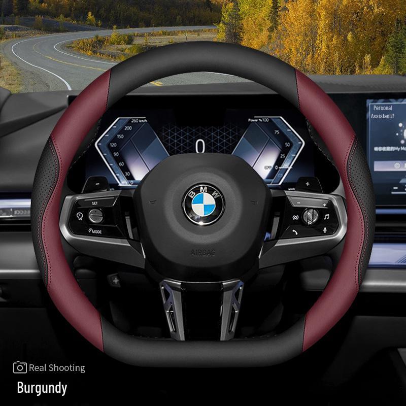 Steering Wheel Cover for BMW 2024 3, 4, 5, 7 Series, 2025 3 Series 325Li/330, X3