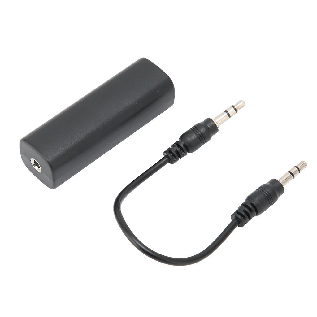 Ground Loop Noise Isolator with 3.5mm Audio Cable Noise Filter for Car Audio Home Stereo System