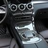 ABS Car Center Console Gear Shift Panel Cover Trim Sticker For Mercedes Benz C GLC Class W205 X235 2015-2021 Auto Accessories