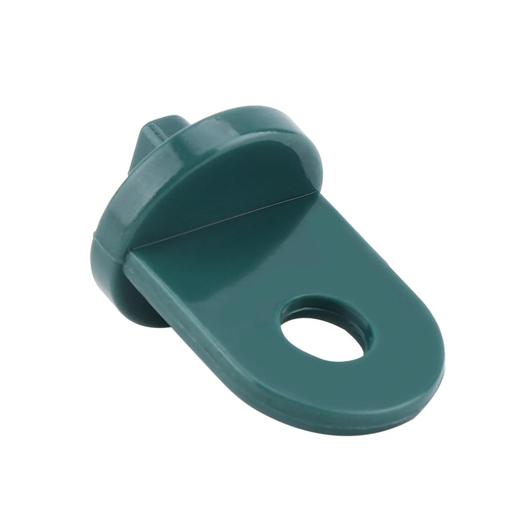 10 PCS Plastic Greenhouse Hook Plant Flow     (Black)