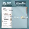 2026 A5 Daily Planner & Schedule Book with Custom Logo Hot Stamping - A6 Bullet Journal Notebook with One-Page-Per-Day Format