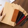Personalized Bamboo Grain A5 Notebook with Magnetic Buckle - Thickened Pages and Logo Printing Available