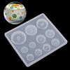 1PCS Button Mold with Hole Mold Non-stick Art Mold Decoration Cake Baking Tools DIY Silicone Mold Resin Button