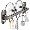 No Drill Kitchen Utensil Hanger Removable Wall-Mounted Hanging Rod  Bedroom