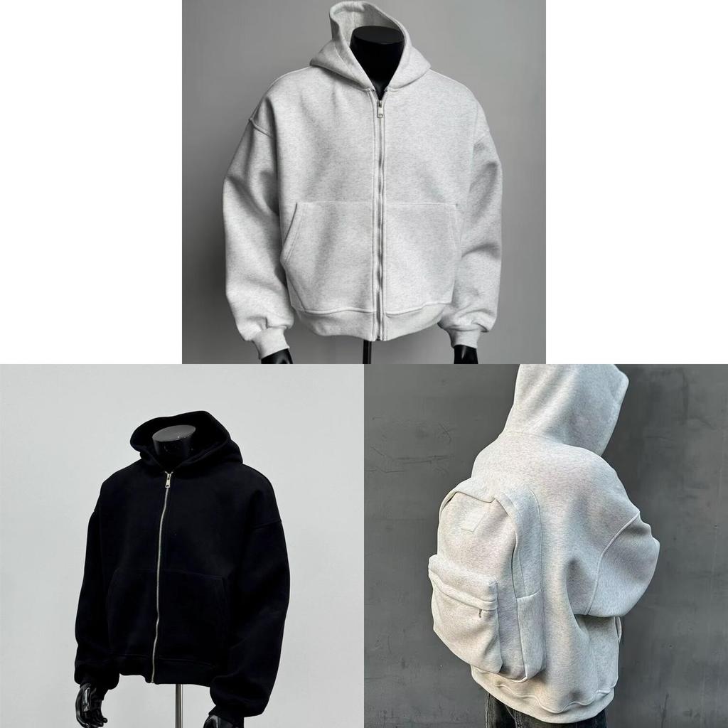 Casual Hoodie For Men With Backpack Design And Polyester Fabric For Everyday Wear