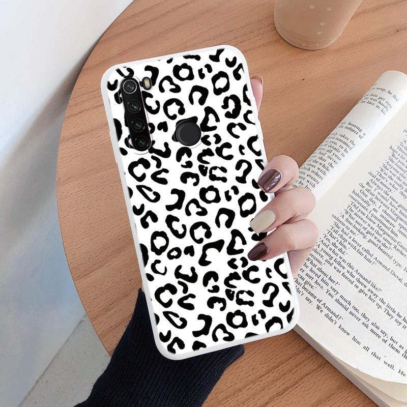 Case For Redmi Note 8 8T Soft Silicone TPU Back Cover Case Protective Coque For Redmi Note8 Shell 8 T Leopard Painted Bumper