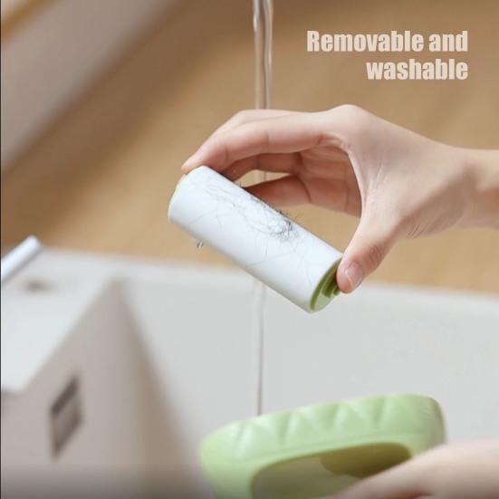 Lint Roller Large Area Hair Removal Reusable Silicone Sticky Roller Pet Hair Dust Crumbs Bedding Sofa Carpet Lint Cleaner