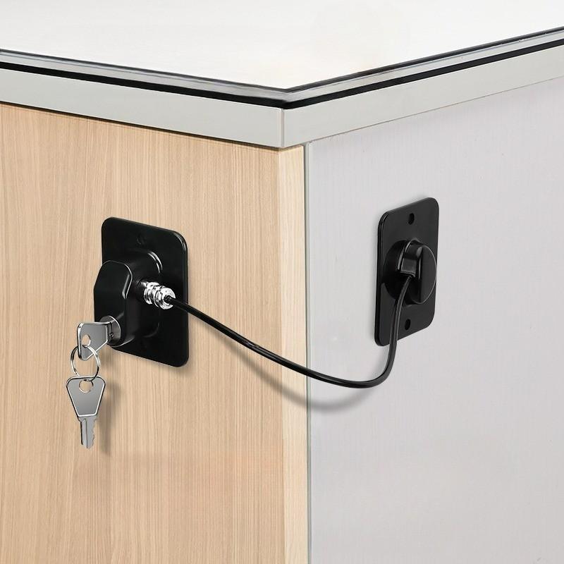 Buckle Baby Child Safety Protection Lock Silicone Cable Protection Buckle Limit Device Non Drilling Drawer Lock