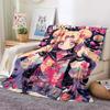 Anime Kawaii Sailor Moon Home Cartoon Printed Blanket Picnic Blanket Warm Flannel Soft and Comfortable Home Travel Birthday Gift