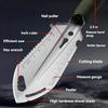 Camping Portable Engineer Shovel, Field Survival Tools, Outdoor Stainless Steel Multi-functional Small Tactical Hand Shovel