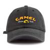 1 st KAMELtryckt Tvättad Basebollkeps för VuxnaMinimalistisk Retrostil Casual Mjuk Justerbar Fars HattPerfekt Som Gåva