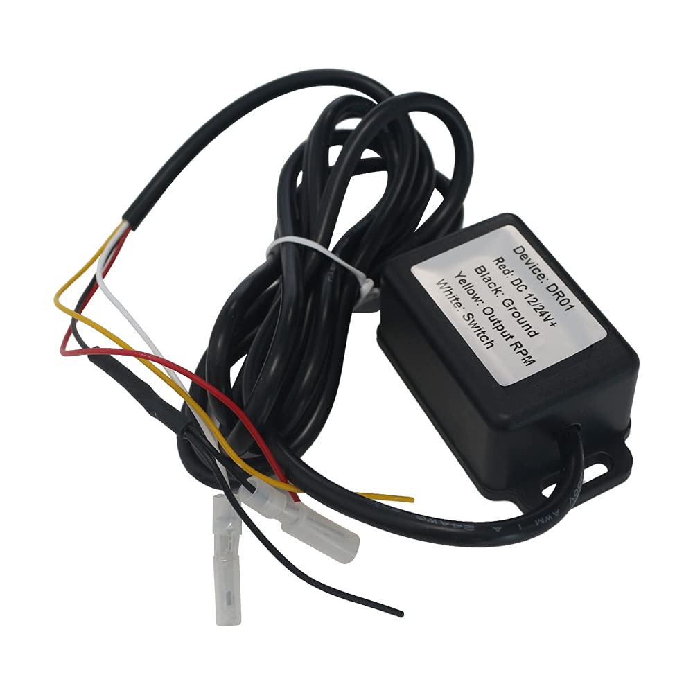 ELING Diesel Engine TACH RPM Signal Adapter with Pulse Output for All Types of Tachometer and RPM Gauge for Vehicle Truck Generator