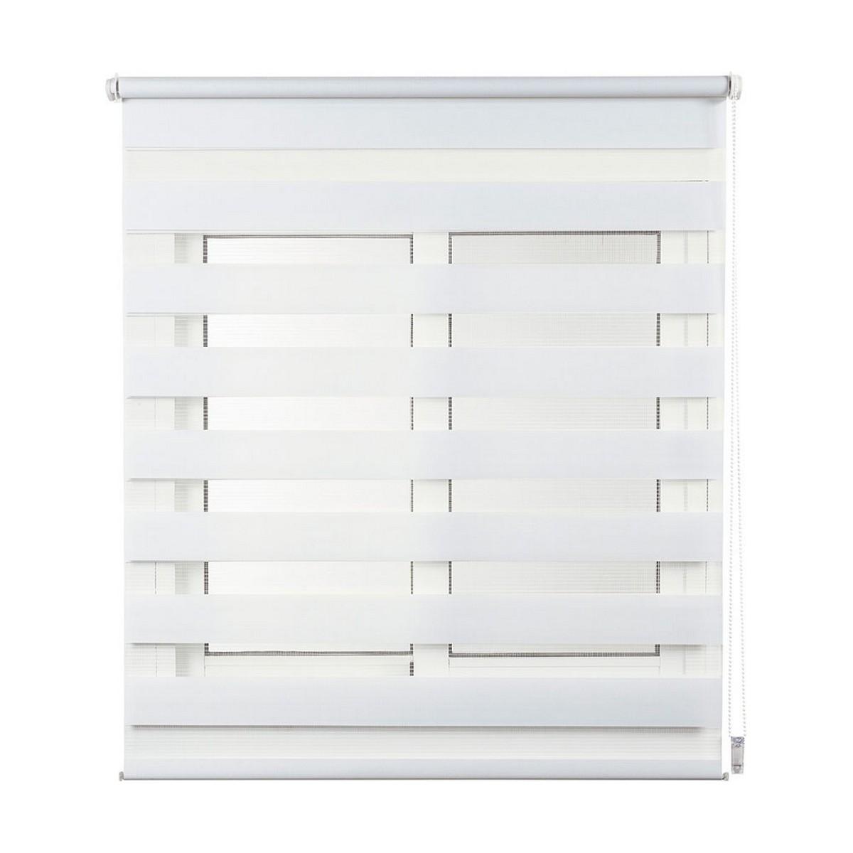 

Рулонные шторы Stor Planet Clip&Fix Night&Day White (150х180см) TU прозрачный