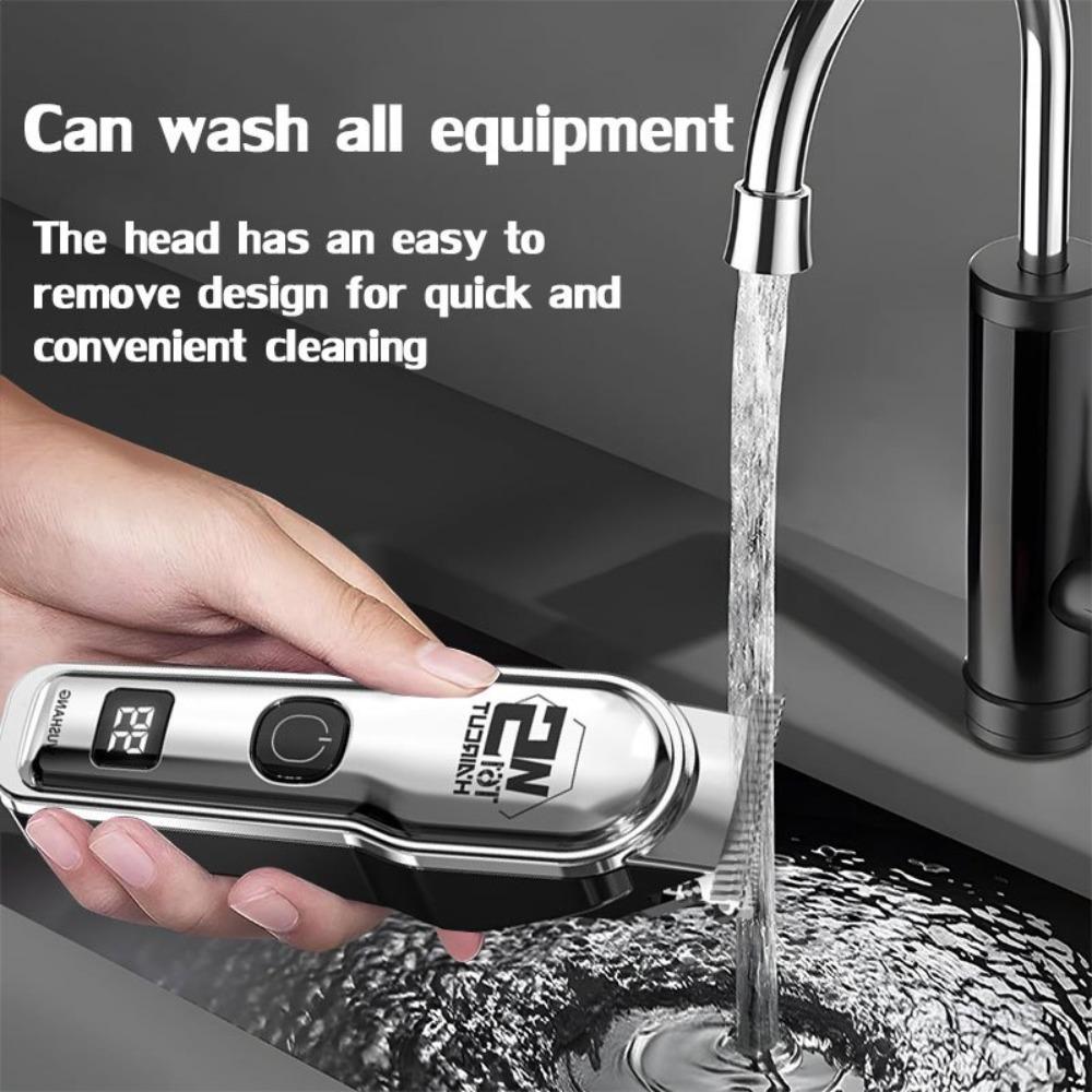 Cichy zestaw do strzyżenia włosów dla niemowląt - Bezpieczny trymer, Cichy dla noworodków, Zaokrąglone ostrza, Akumulatorowy, Bezbolesne i bezstresowe strzyżenie w domu dla dzieci