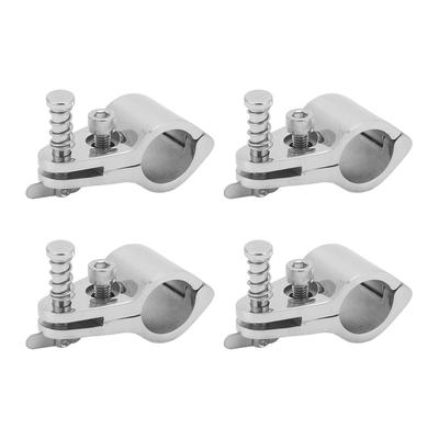 4KS 22mm Horní čelist Posuvník 316 Nerezová ocel Nastavitelný Horní pant Montáž na lištu pro 22mm Trubková svorka Loď Jachta