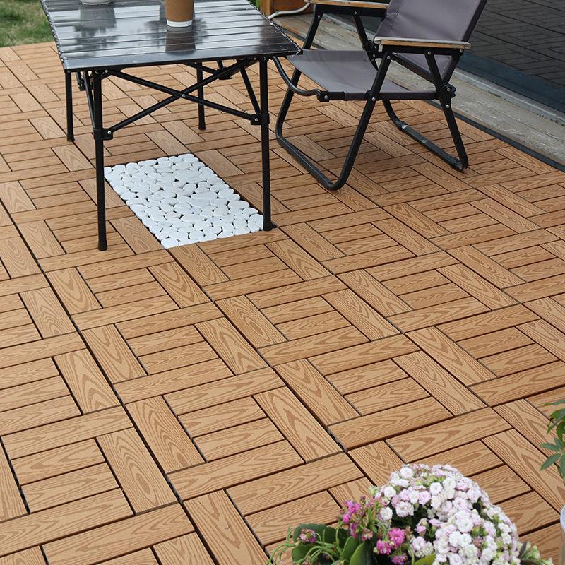 Premium WPC Outdoor Flooring: Anti-corrosion, Anti-slip, Easy Assembly for Patio, Balcony, Courtyard.
