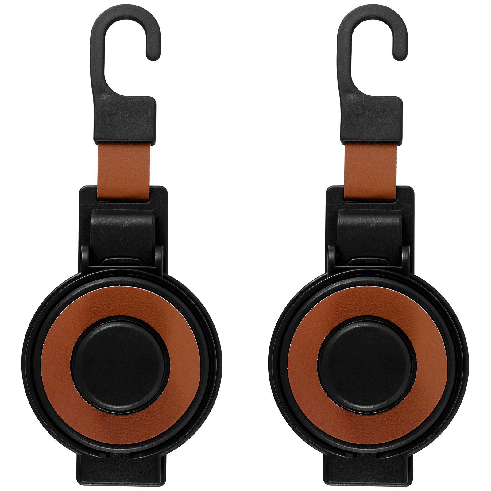 

2Pcs Multifunctional Hook for Car Seat Back 3 in 1 Foldable Car Purse Hook with Car Cup Holder and Phone Holder Portable