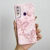 Für Huawei Y6p Hülle MED-LX9 Hübsche Schmetterlingsblumen Coque Weiche Flüssigsilikon Handyhülle Für Huawei Y7p Y 6p 2020 Rückseite