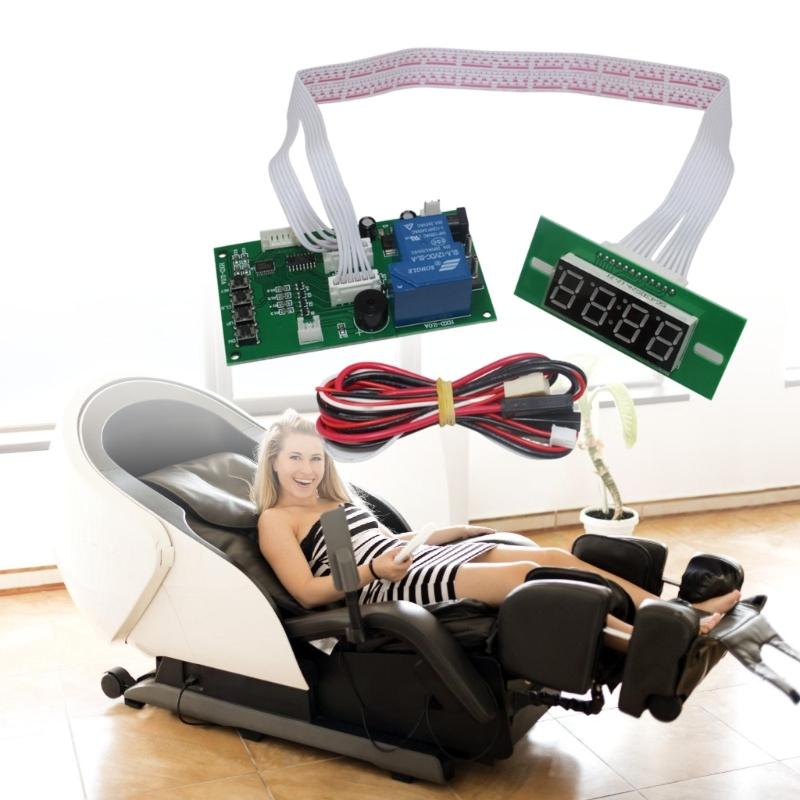 4 Digits Timer Board For Coin Acceptor Selector Device Washing Machine Coin Operated Timer Control Board Power Supply