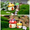 4 Sizes Fairy Garden Accessories Miniature Mushroom Ornament Statue Figurines Plant Pot Dollhouse Home Garden Decor Craft