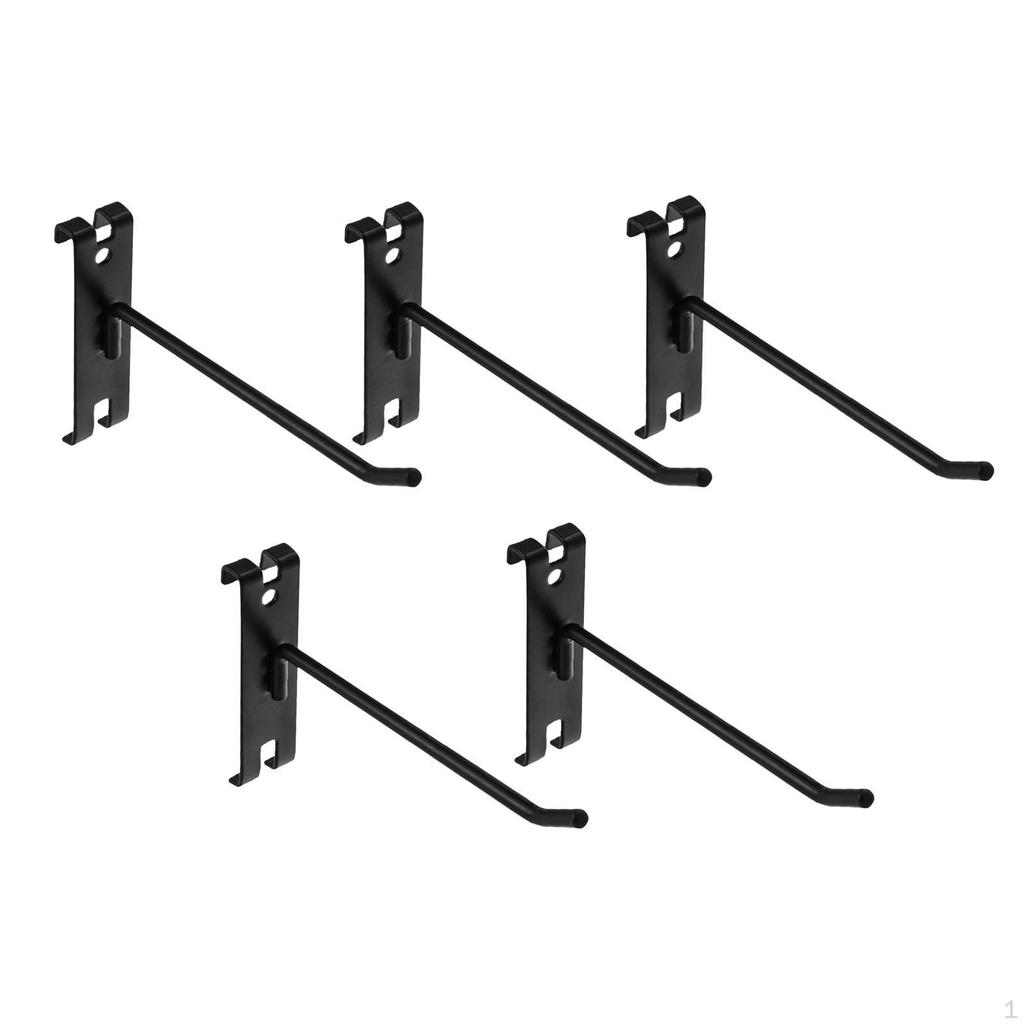 5 Multi-Purpose Wall Hooks, Grid Display Accessories for Kitchen, Backyard, Workshop