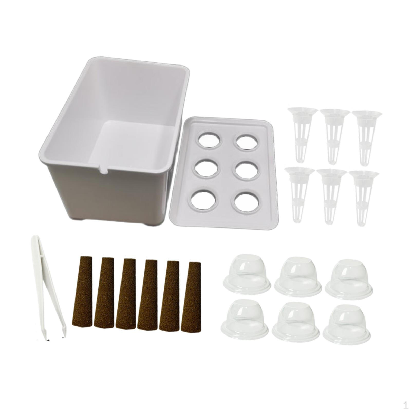 

Комплект для гидропонной системы выращивания, система внутреннего садоводства, кашпо для рынка, отеля, белый