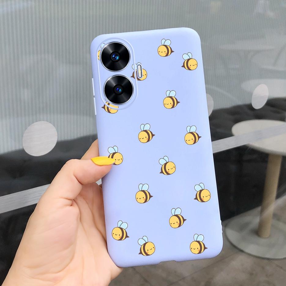 For Realme C55 Case 2023 New Fashion Cartoon Cover Soft Silicone Shockproof Phone Case For Realme C55 C 55 RealmeC55 Bags Bumper