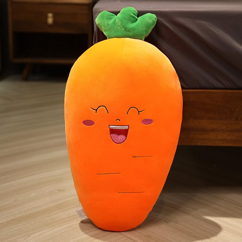 Down Cotton Soft Vegetable Throw Pillow Simulation Carrot Corn Pepper Big Throw Pillow Doll Decoration Activity Gift
