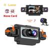 360° autokamera se 4 objektivy pro auta, WiFi aplikace, 1080P, 4-kanálový videozáznamník jízdy, kamera do kabiny a zadní kamera