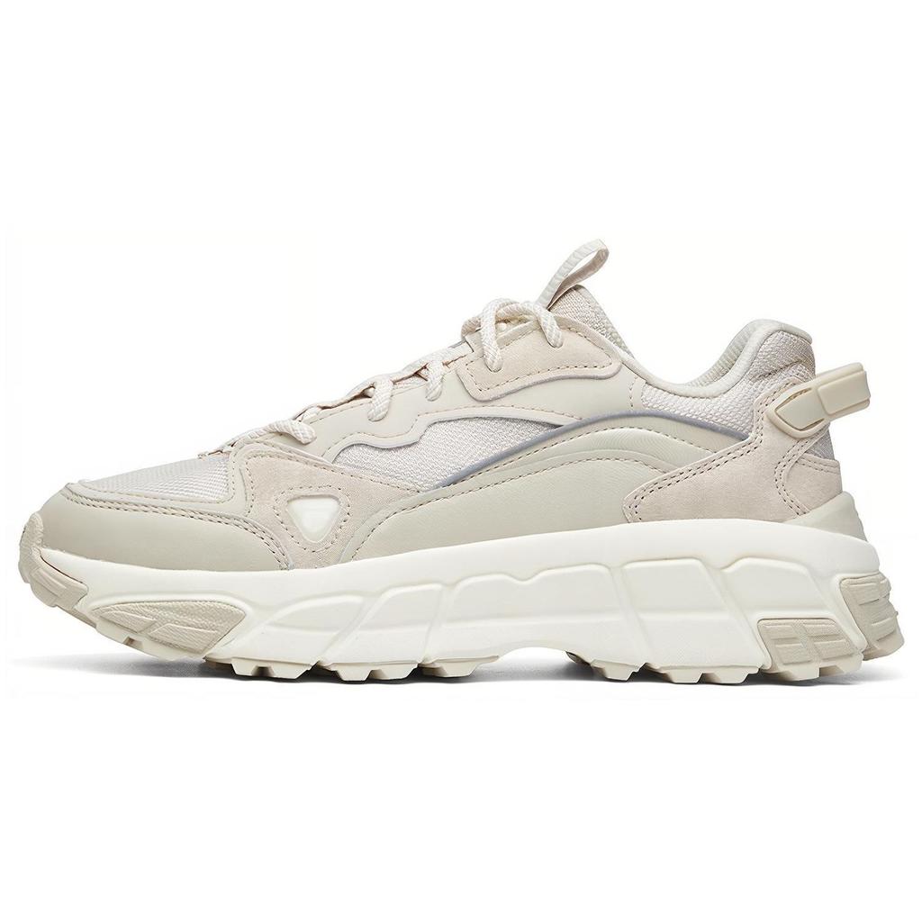 Fila Skyrunner Mesh Rétro Décontracté Absorption des Chocs Durable Respirant Coupe Basse Chaussures de Papa Baskets Femme Avoine F12W041132FSS