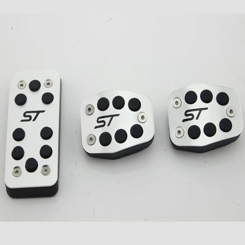 FOAL BURNING Car Accelerator Pedal Brake Pedal Clutch Pedals Cover for Ford Focus 2 MK2 3 4 MK3 MK4 Kuga Escape ST 20