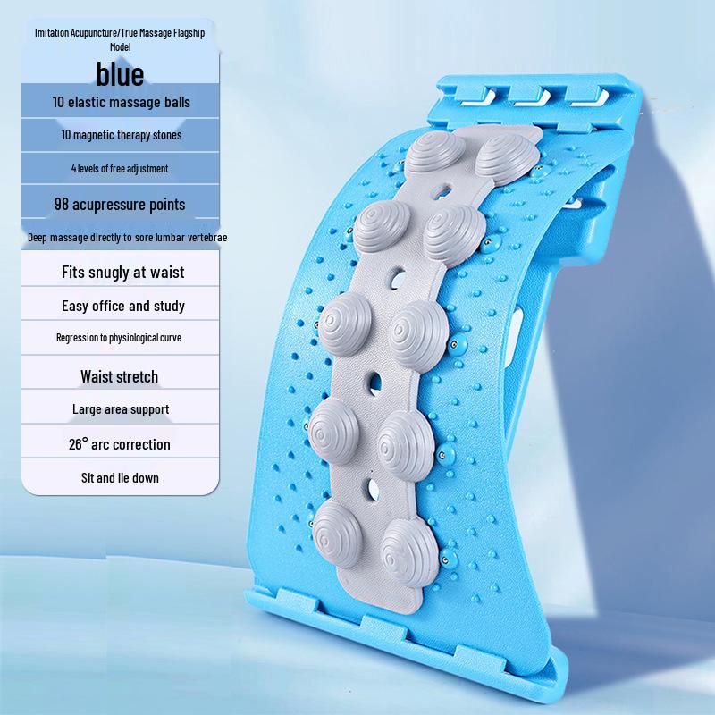 Lendenwirbelsäulen-Dehnungs-Massagegerät: Akupunktur, Bandscheibenvorfall-Linderung, Wirbelsäulenkissenkorrektur